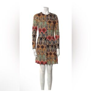 Alice + Olivia Colorful Long Sleeve Dress